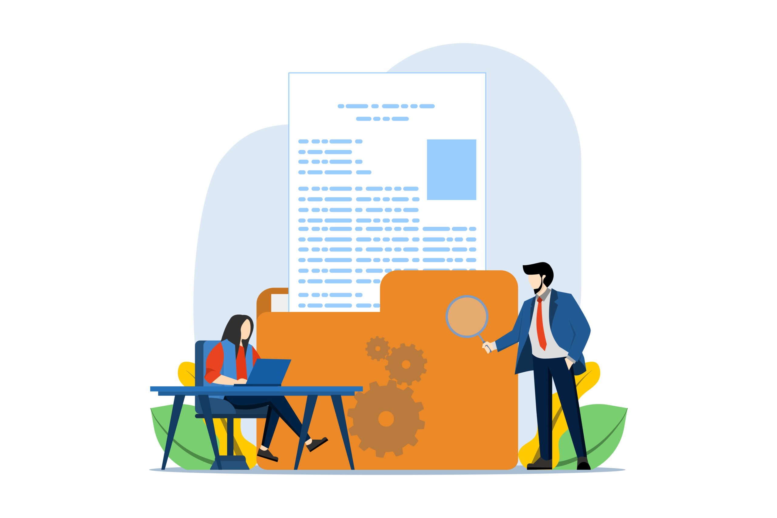 85259470_File management administration- data filing concept- flat illustration vector 2 85259470_File management administration- data filing concept- flat illustration vector 2